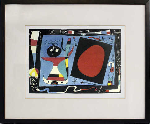 Миро Жоан. Женщина в зеркале